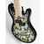 Kala U•BASS Solid Body 4-String Floral Black Burst Fretted UBASS-SB-F-BKB-FS