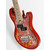 Kala U•BASS Solid Body 4-String Paisley Orange Burst Fretted UBASS-SB-P-ORB-FS
