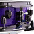 PRE-ORDER Premier Artist Series "Little Criminal" 5-Piece Drum Shell Pack Purple Rain Sparkle PALC20-5SPPRX