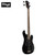 Stagg Silveray Series P+J Solid Alder Electric Bass Black SVY P-FUNK BLK