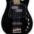 Stagg Silveray Series P+J Solid Alder Electric Bass Black SVY P-FUNK BLK