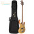 H. Jimenez LBS4-GT Camaleón 4-String Electric Bass Gold Sparkle With Bag