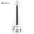 Danelectro '58 Longhorn 4-String Electric Bass Guitar - Red Hot White D58LHB-WHT