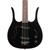 Danelectro '58 Longhorn 4-String Electric Bass Guitar Black With Red Binding
