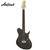 Aria Pro II J Series Poplar Solid Body Electric Guitar Black JET-1-BK