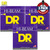 3-PACK DR MTR-10 Hi-Beam Nickel Plated Electric Guitar Strings 10-46