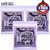 3-PACK Ernie Ball 2227 Ultra Slinky Nickel Wound Electric Guitar Strings 10-48