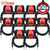 10-PACK Hosa Pro Series 10FT REAN 1/4" Straight 20AWG Instrument Cable HGTR-010