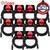 10-PACK Hosa HMIC-020 Pro Series 20FT REAN 3-Pin XLR Female to XLR Male Microphone Cable