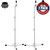 2-PACK Mapex StreetLite Series Flat Base Adjustable Cymbal Stand Chrome CSL001
