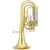 Jupiter JBR730 3/4 Size Lacquered Brass Body Student Baritone Horn With Case