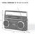 Crosley Blast Bluetooth Boombox AM/FM Radio Cassette Player - Black CT202A-BK