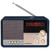 Crosley CR3036D-NV Tribute Vintage Style AM/FM Bluetooth Radio - Navy