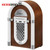 Crosley CR1102A-WA Presley Tabletop Jukebox 5-Color LED Bluetooth Radio - Walnut