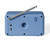 Crosley CR1121A-EB Cooper Radio/Clock Bluetooth Speaker - Elemental Blue