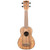Kala KA-PWS Pacific Walnut Series Soprano Size Ukulele - Light Brown w/ Aquila Strings