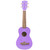 Kala Makala Series Shark Bridge Satin Finish Purple Soprano Ukulele with Bag Kala Makala Series Shark Bridge Satin Finish Purple Soprano Ukulele with Bag