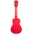 Kala Makala Series Shark Bridge Satin Finish Red Soprano Ukulele with Bag Kala Makala Series Shark Bridge Satin Finish Red Soprano Ukulele with Bag