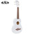 Kala Makala Series Shark Bridge Satin Finish White Soprano Ukulele with Bag Kala Makala Series Shark Bridge Satin Finish White Soprano Ukulele with Bag