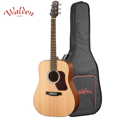 Walden D550E Natura Solid Spruce Top Dreadnought Acoustic Electric Guitar