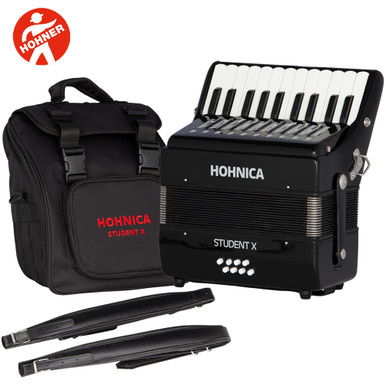 Hohner Hohnica Student X 22 Key Piano Accordion with Bag and