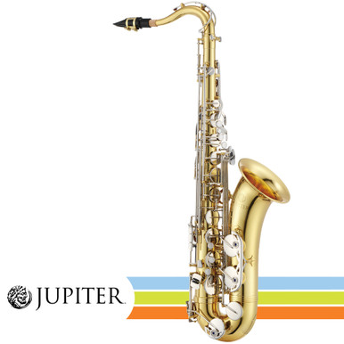 Jupiter JTS710GNA Key of Bb Lacquered Brass Body Tenor Saxophone