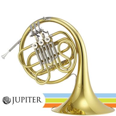 Jupiter JHR700 Lacquered Brass Body Key of F Single French Horn