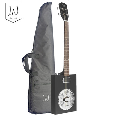 J.N Guitars CASK-PUNCHCOAL 4-String Acoustic Electric Resonator