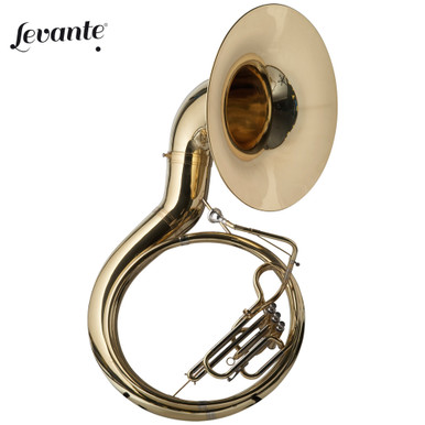 Levante LV-TR4205 Pro Series Key of Bb Clear Lacquer Trumpet with Case,  Mouthpiece