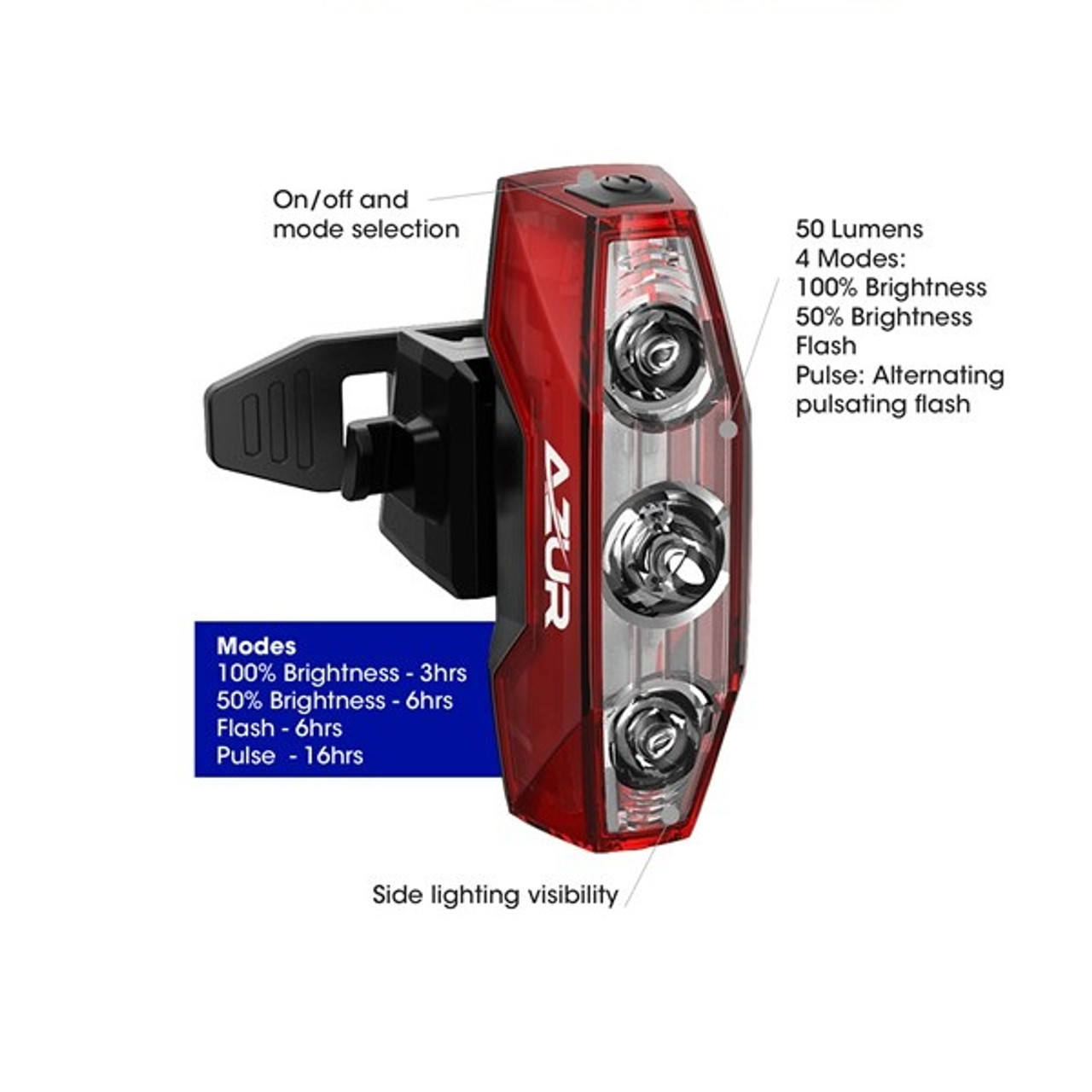 Azur Rear Light Sirius