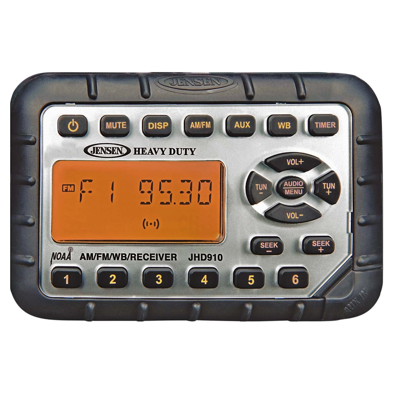 Jensen JHD910 Heavy Duty Mini Waterproof AM/FM/WB Radio - Sale