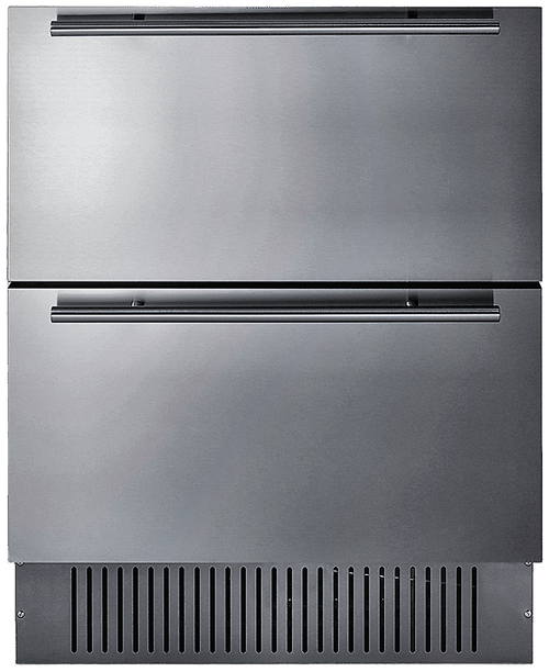 SUMMITSPR275OS2D - Summit SPR275OS2D 27" Built-In Undercounter 2-Drawer Outdoor All-Refrigerator, F