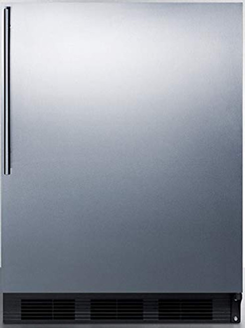 Summit Appliance ADA Compliant Built-in Undercounter Refrigerator-Freezer for Residential Use, Cycle Defrost with Stainless Steel Wra