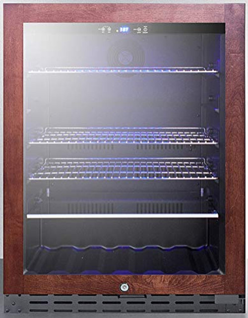 Summit Appliance Commercially Approved 24" Built-in ADA Compliant 4.2 cu.ft. Residential/Commercial Beverage Center with Panel-ready Door