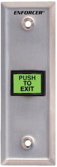 SD7103GCPEQ - Seco-Larm SD-7103GC-PEQ Slimline Illuminated RTE Wall Plate with Momentary Switc
