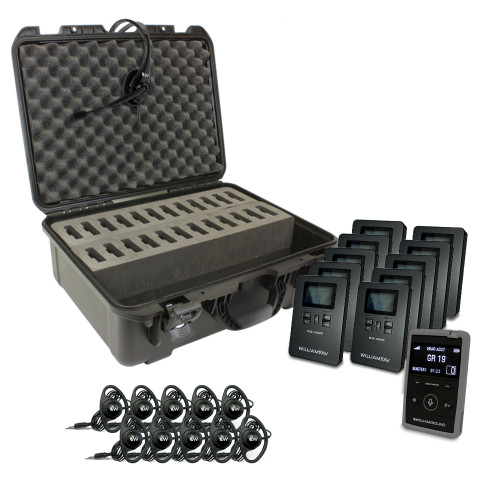 Williams AV DWS INT 2 400 ALK Digi-Wave 400 Portable Wireless Interpretation System, 1 Presenter, 10 Listeners Williams AV DWS INT 2 400 ALK Digi-Wave 400 Portable Wireless Interpretation System, 1 Presenter, 10 Listeners