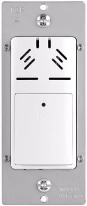 Eaton HDFS3P1‑W‑L Humidity Sensor & Fan Control, 15 A / 1/4‑HP, Flush Mount, 120 V, White
