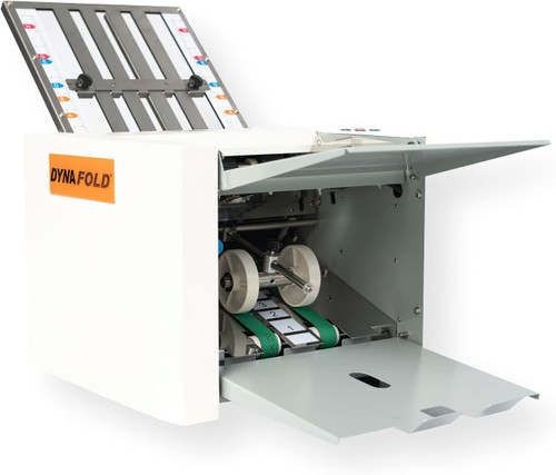 Dynafold 102N Paper Folder, 8,000 sheets/hr, Push‑button, Batch Counter, Conveyor Stacker