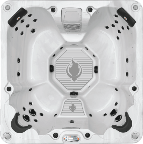 LIBSKH10208 - Liberty Spas LYS7000 Luxury 7‑Person Spa, 46 Jets, Glacier Filtration, LED & Blu