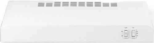 Summit HC20WW 20" Under-Cabinet Range Hood, 270 CFM, White, Ducted/Ductless