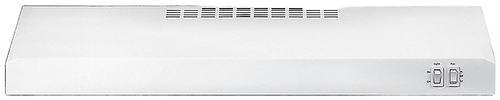 Summit HC30WW 30" Convertible Under-Cabinet Range Hood, 300 CFM, White, 2-Speed