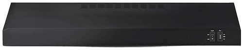 Summit HC30BB 30" Convertible Under-Cabinet Range Hood, 300 CFM, Black, 2-Speed