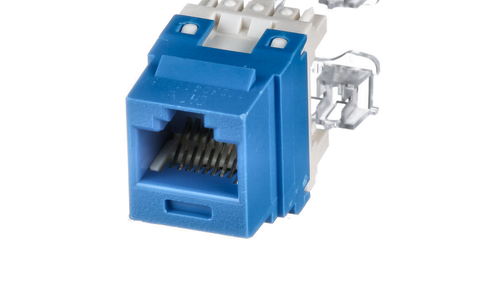 PANDNK688MBU.X20 - Panduit NK688MBU NetKey CAT6 UTP RJ45 Punchdown Keystone Jack Module, Blue (T568