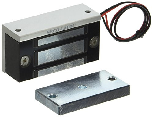 E941SA80Q - SECO‑LARM E‑941SA‑80Q 80‑110 lb Miniature Electromagnetic Lock 12‑24 VDC, Low‑Pr