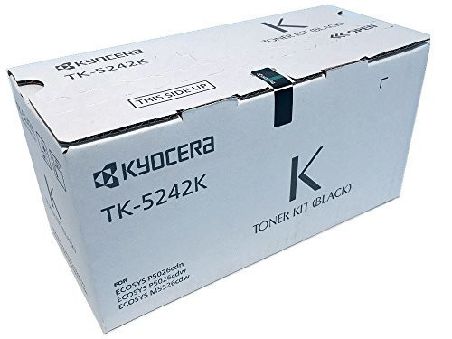 1T02R70US0 - Kyocera TK-5242K Black Toner Cartridge for M5526cdw / P5026cdw, Up to 4000 Pages