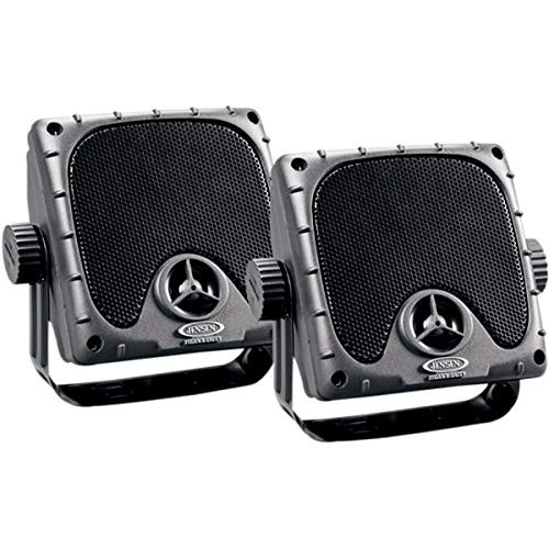 JXHD35 - JENSEN JXHD35 Heavy Duty 3.5" MINI Weatherproof Surface Mount Speakers (1 Pair), Black