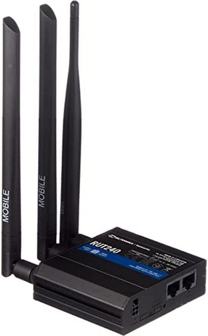 Teltonika RUT240 4G /LTE & WiFi Cellular Router with Ethernet and I/O, Remote Connection, Advanced VPN for AT&T, T-Mobile, Rogers, and Bell