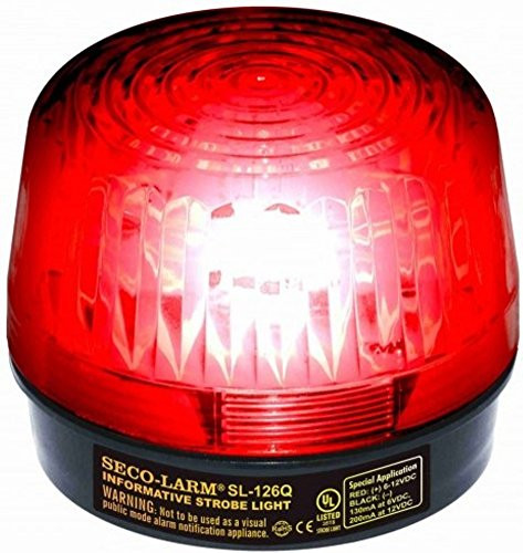 SL126QR - SECO-LARM SL-126Q/R Red Security Strobe Light