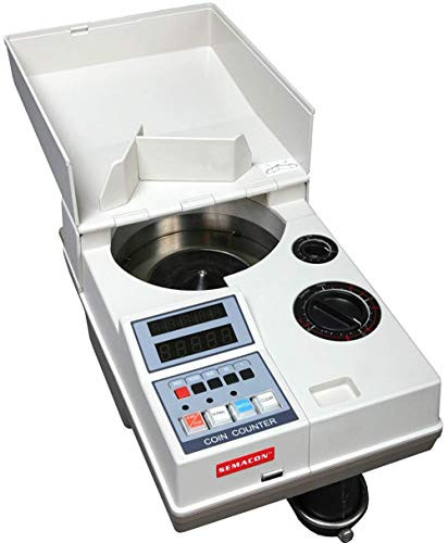 SEMACONS120 - Semacon S-120 Heavy Duty Electric Coin Counter/Packager/Offsorter, 14 – 34 mmCoi