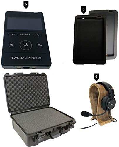 WILLIAMSDWSCOM6PRO400 - Williams Sound DWS COM 6 PRO 400 Digi-Wave 400 Wireless Intercom System for Up t